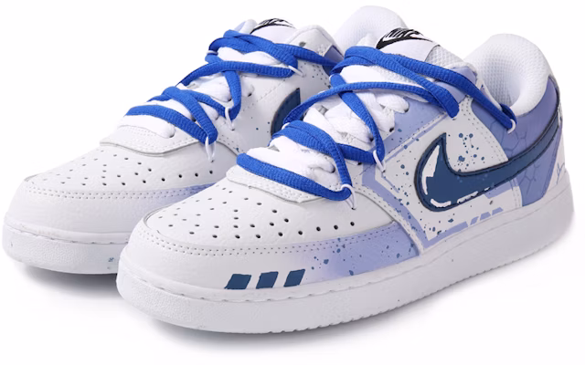 (W) 나이키 커스텀 코트 비전 로우 '블루 몬스터 그래피티' DH3158-101-478519 Lookbook (W) 나이키 커스텀 코트 비전 로우 '블루 몬스터 그래피티' DH3158-101-478519