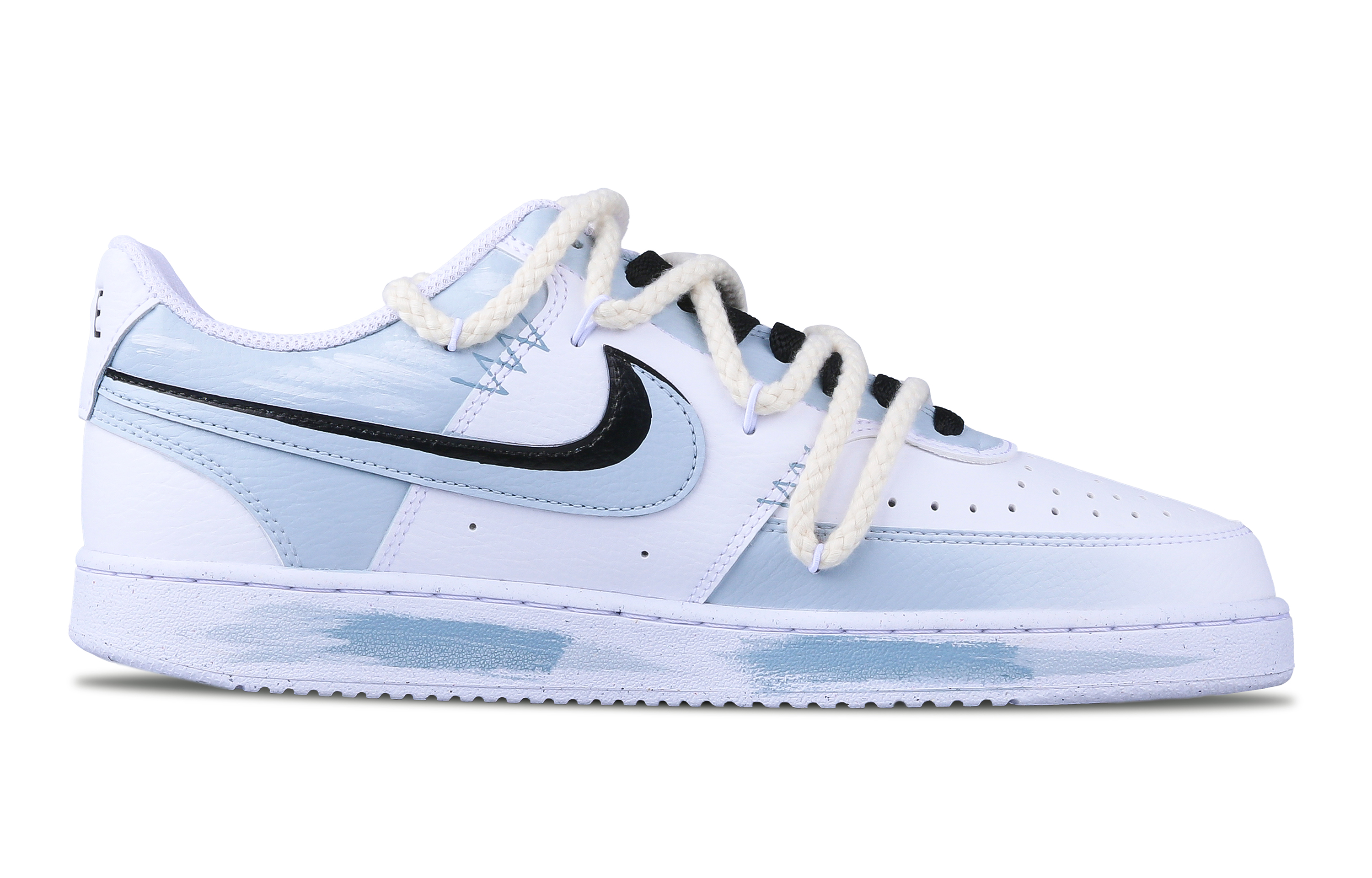 [Custom Shoes] (W) Nike Court Vision 1 Low 'Blue White Dream Bear' 圖 3