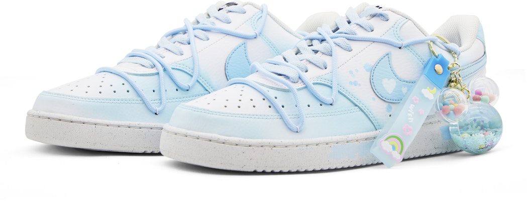 (W) 나이키 커스텀 코트 비전 로우 '블루 그라데이션 고백일기' (78 characters) DH3158-101-469090 Lookbook (W) 나이키 커스텀 코트 비전 로우 '블루 그라데이션 고백일기' (78 characters) DH3158-101-469090