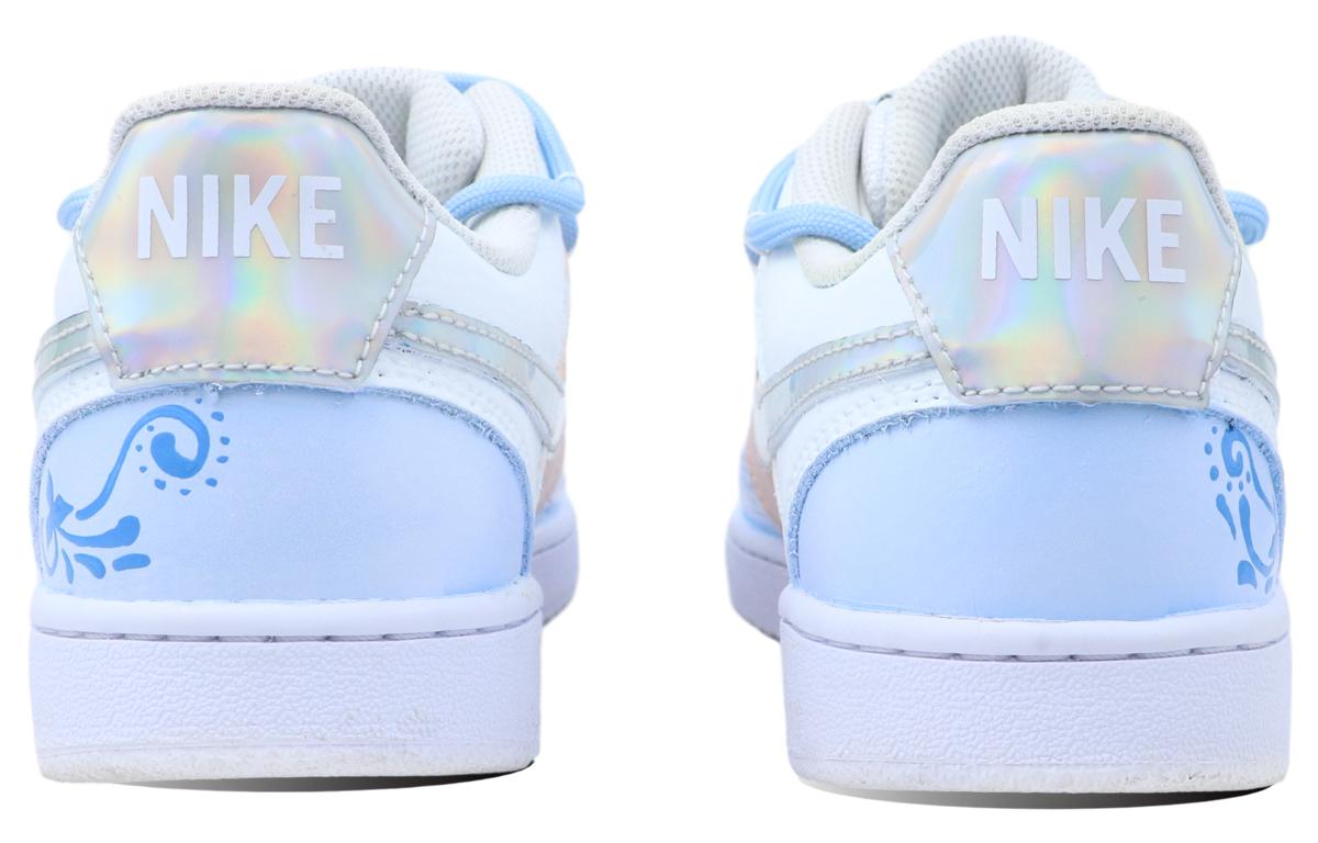 Shop (W) [Kasut Custom] Nike Court Vision 1 Low 'Biru dan Putih' CW5596-100-486632
