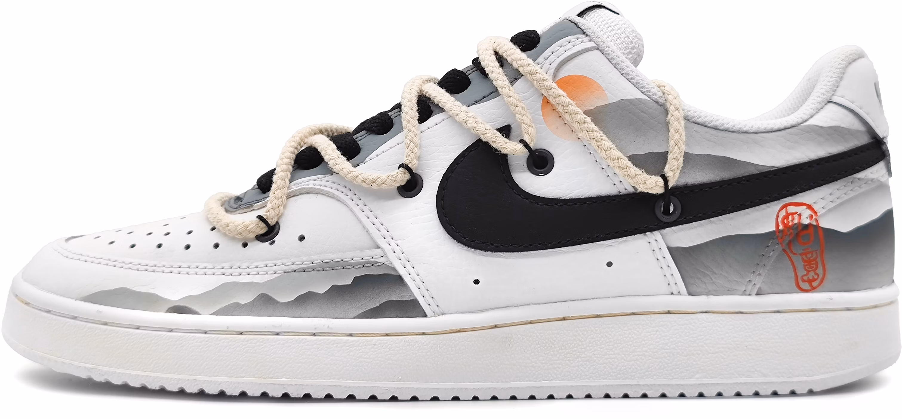 custom-shoes-women-nike-court-vision-1-low-desert-lake-sunrise-purple