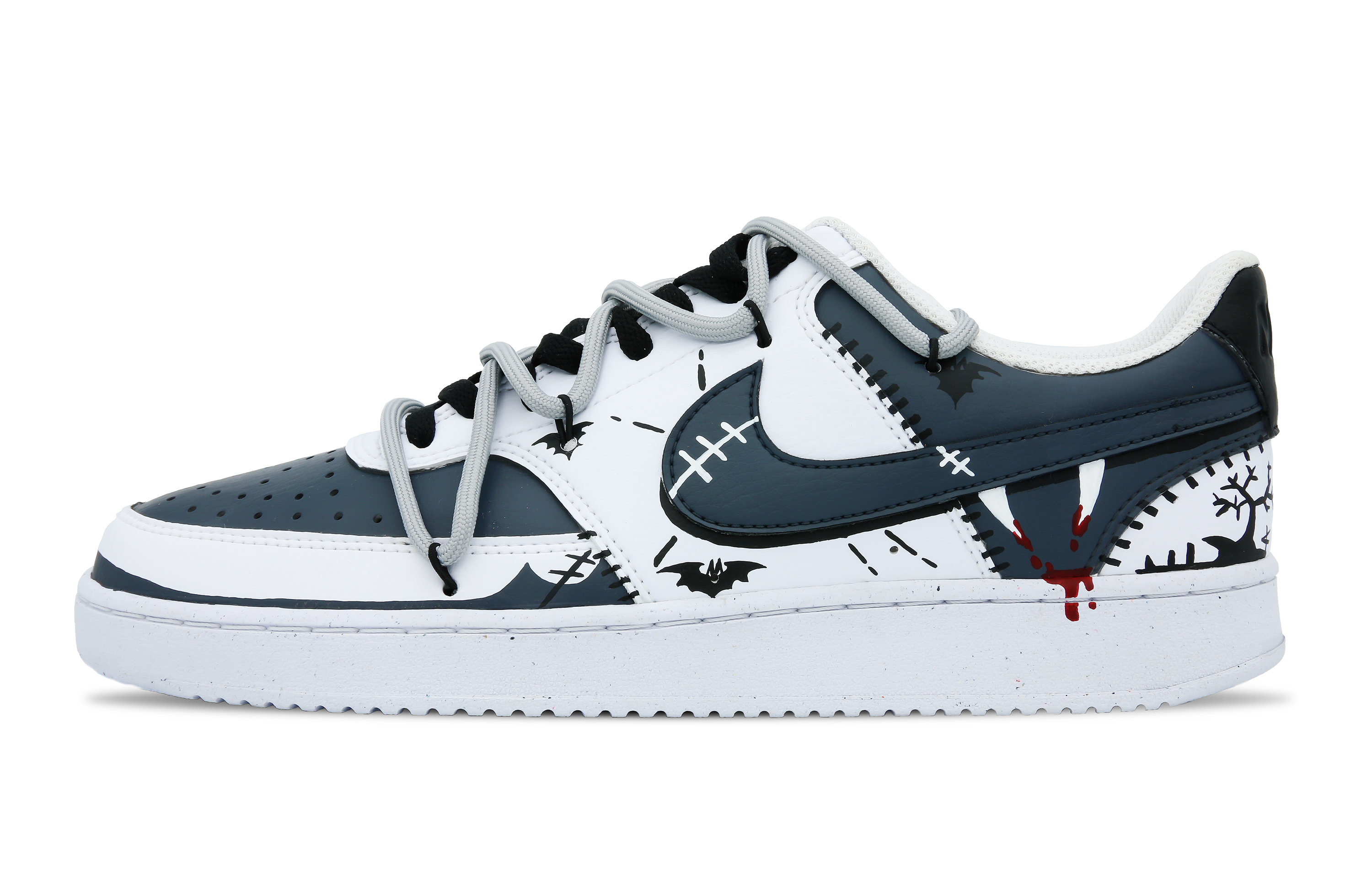 Buy (W) [定制鞋款] 耐克Court Vision 1 Low '德古拉万圣节独家款' DH3158-101-484945