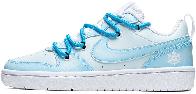 custom-shoes-women-nike-court-vision-1-low-ice-snow-series-graffiti-gradient-snowflake-light-blue