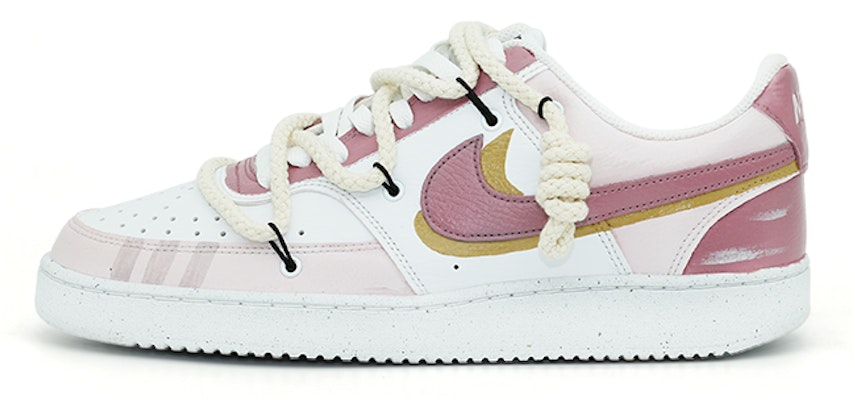 (W) 나이키 커스텀 코트 비전 1 로우 '아이스베리 핑크' DH3158-101(TEAM106-女款冰莓) Buy (W) 나이키 커스텀 코트 비전 1 로우 '아이스베리 핑크' DH3158-101(TEAM106-女款冰莓)