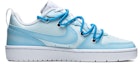 Order (W) 나이키 커스텀 코트 비전 로우 '얼음눈꽃 그라데이션' (59자) BQ5448-100(Team22-女款涂鸦浅蓝A-BOX)