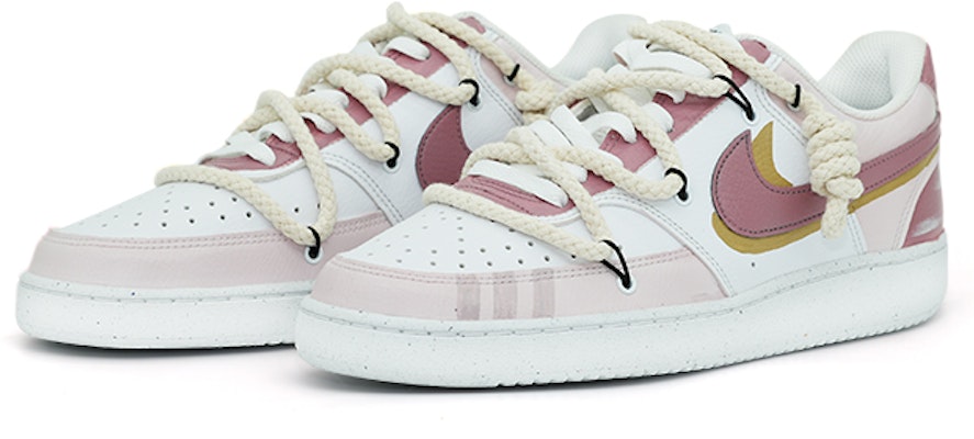 (W) 나이키 커스텀 코트 비전 1 로우 '아이스베리 핑크' DH3158-101(TEAM106-女款冰莓) Lookbook (W) 나이키 커스텀 코트 비전 1 로우 '아이스베리 핑크' DH3158-101(TEAM106-女款冰莓)