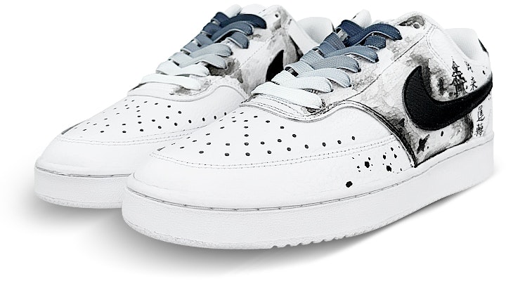 (W) Zapatillas Nike Court Vision 1 Low 'Manchas de Tinta' CD5434-100(Team47-女款时运SBOX) Lookbook (W) Zapatillas Nike Court Vision 1 Low 'Manchas de Tinta' CD5434-100(Team47-女款时运SBOX)