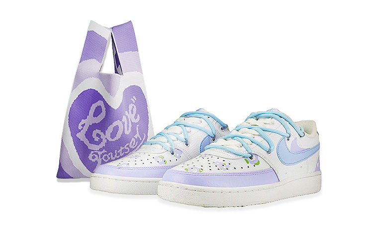 [Custom Shoes] (W) Nike Court Vision 1 Low 'Lavender Bunny'