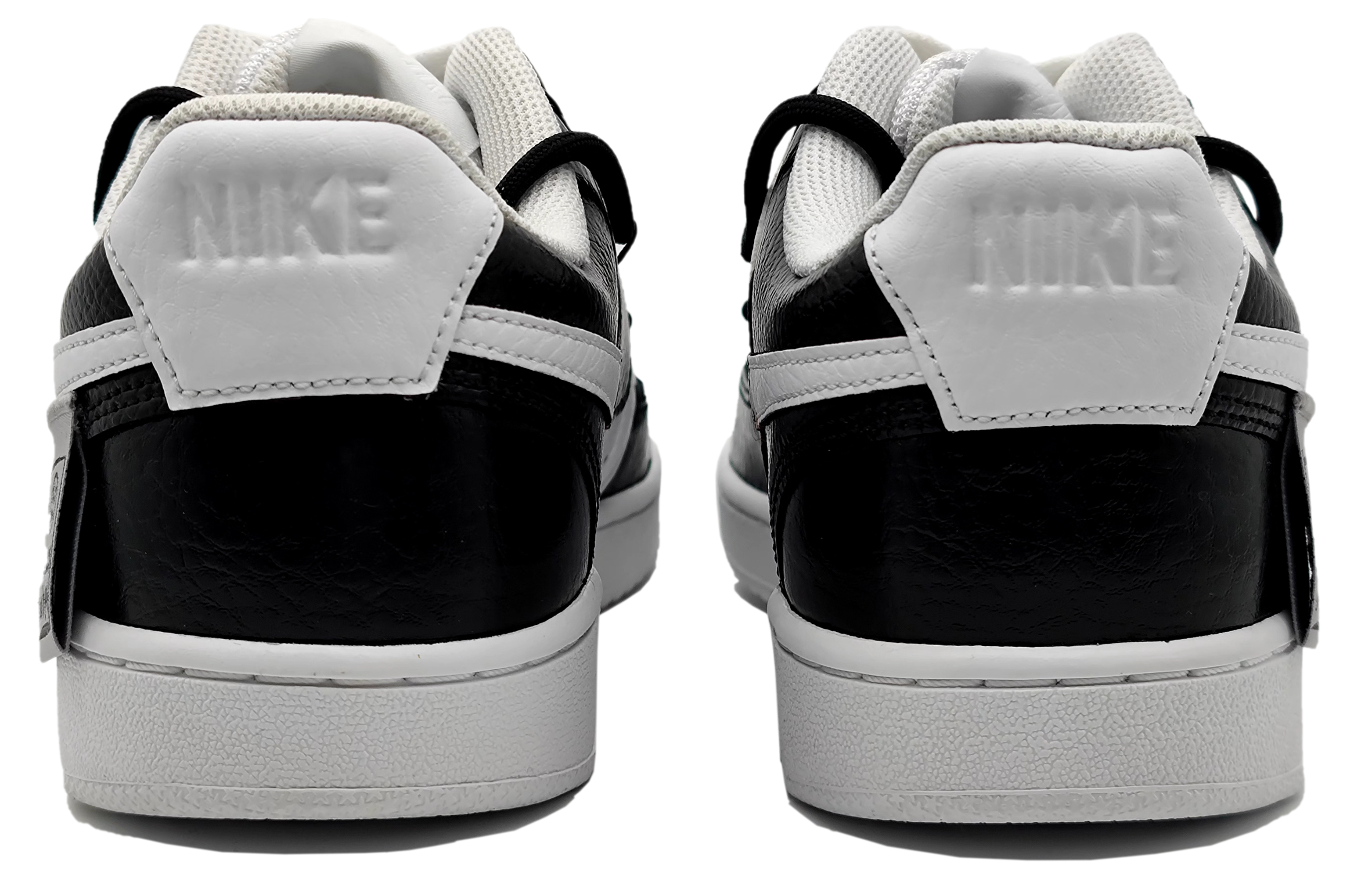 [Custom Shoes] (W) Nike Court Vision 1 Low 'Lost Smile Black White Orange' 圖 5