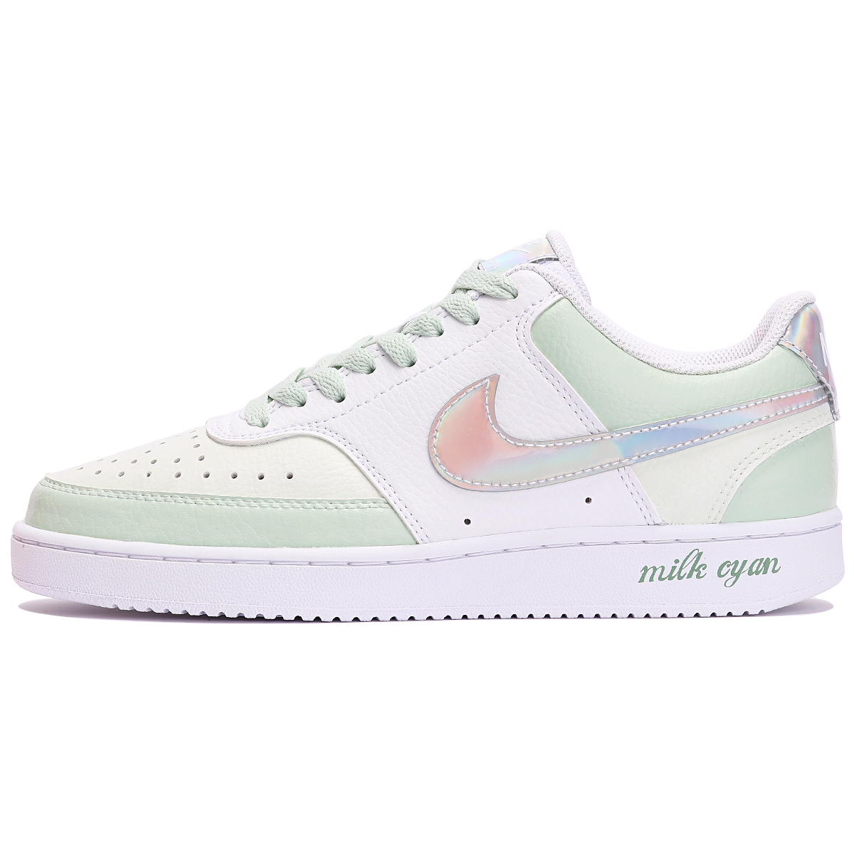 Buy (W) Zapatillas Nike Court Vision 1 Low 'Crema Menta - Matcha Fresco' CW5596-100(TeamThree-青提奶盖-浅绿)