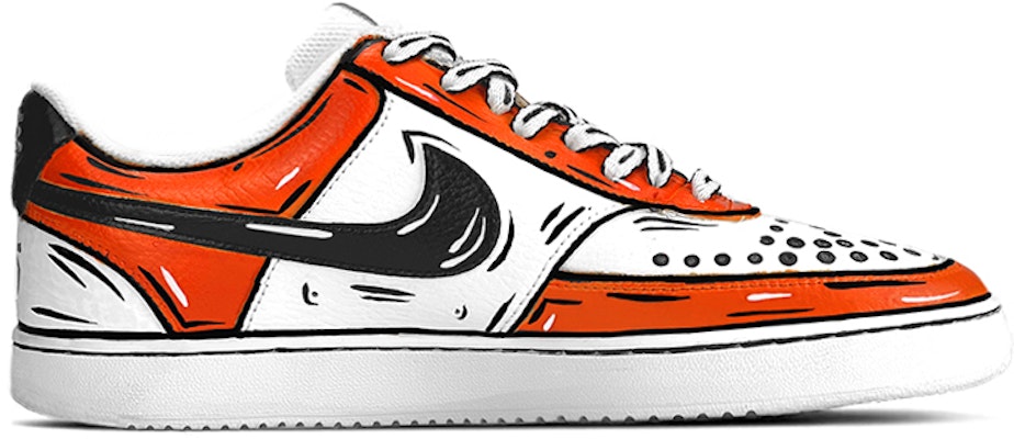 (W) 나이키 커스텀 코트 비전 로우 '오렌지 다이나믹 애니메이션' (78 characters) CD5434-100(TeamY-女款动感二次元黑橙白) Order (W) 나이키 커스텀 코트 비전 로우 '오렌지 다이나믹 애니메이션' (78 characters) CD5434-100(TeamY-女款动感二次元黑橙白)