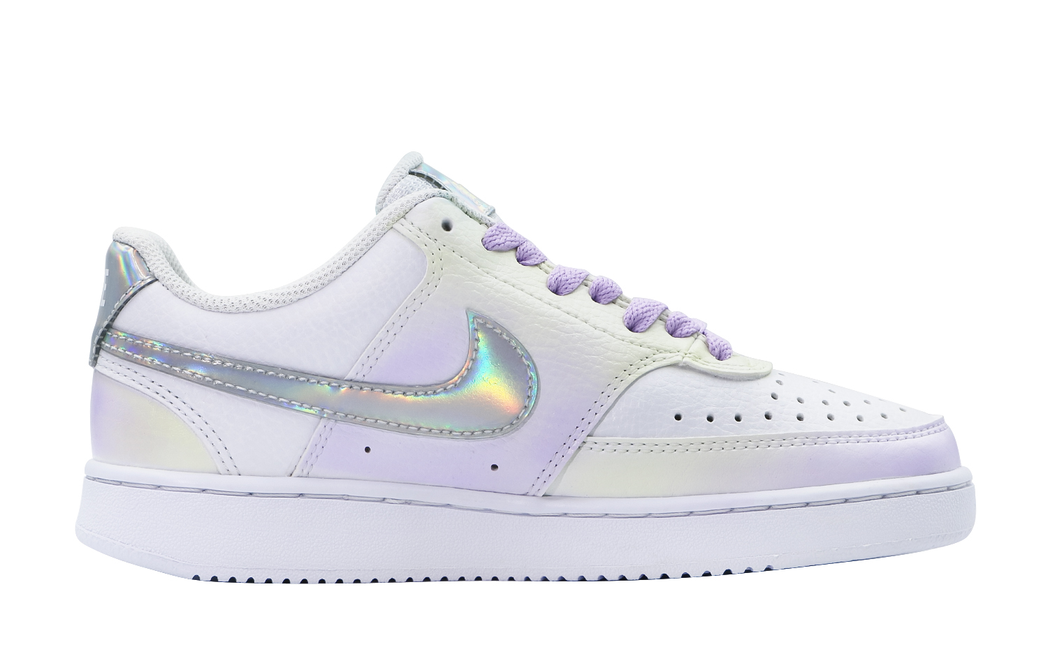 [Custom Shoes] (W) Nike Court Vision 1 Low 'Pastel Gradient White Yellow Purple' 圖 2