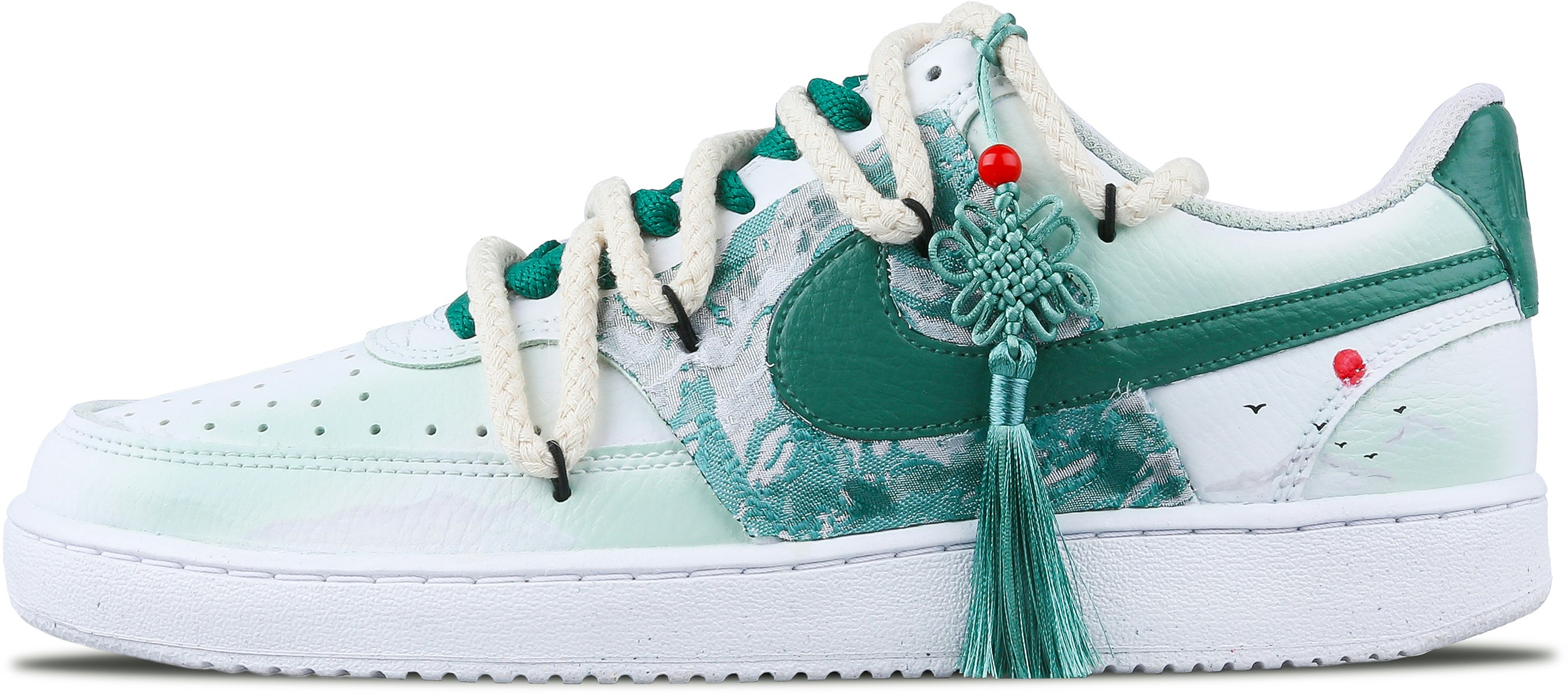 custom-shoes-women-nike-court-vision-1-low-qingjiang-green