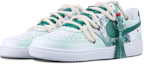 Shop 【訂製球鞋】 Nike Court Vision 1 Low 青江 國風中式 布藝拼貼 防滑耐磨 低筒 板鞋 女款 綠色