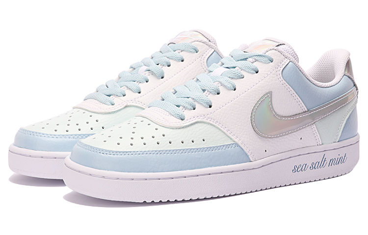 Lookbook (W) ナイキ コートビジョン Low "シーソルト・ミントアイス" (カスタム) CW5596-100(TeamThree-海盐薄荷冰-蓝绿)