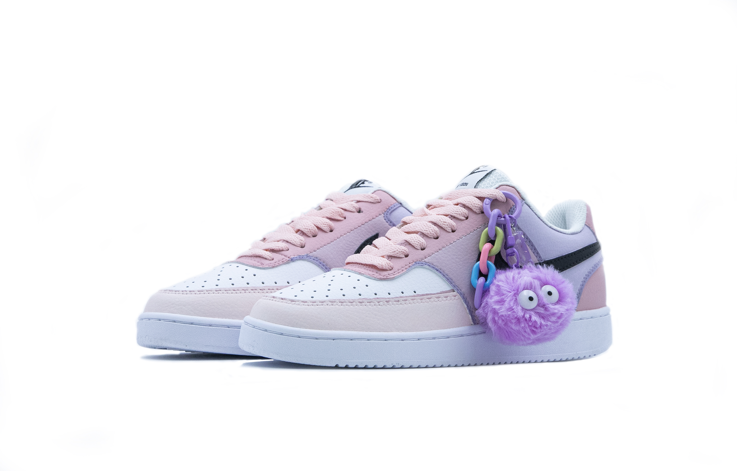 Lookbook (W) [Sneakers Kustom] Nike Court Vision 1 Low 'Jelly Laut Ungu-Pink' DH3158-101-444445