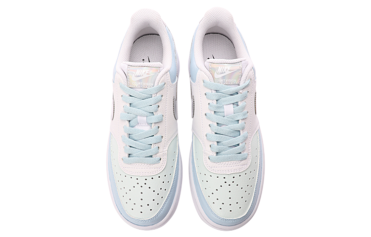 Shop (W) ナイキ コートビジョン Low "シーソルト・ミントアイス" (カスタム) CW5596-100(TeamThree-海盐薄荷冰-蓝绿)