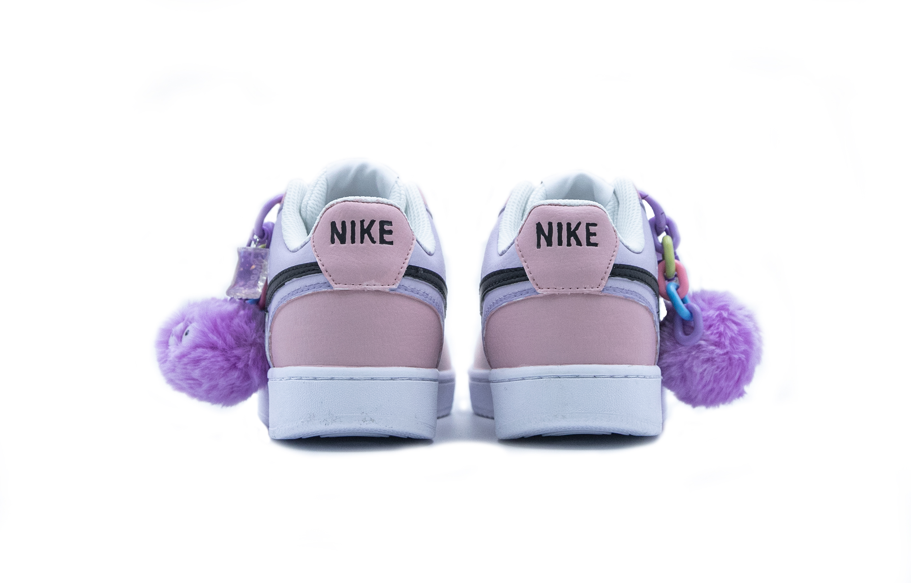Shop (W) [Sneakers Kustom] Nike Court Vision 1 Low 'Jelly Laut Ungu-Pink' DH3158-101-444445