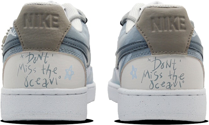 (W) 나이키 커스텀 코트 비전 로우 'Silent Sea Pale Blue' DH3158-101(Team28-女款沉没海域) Purchase (W) 나이키 커스텀 코트 비전 로우 'Silent Sea Pale Blue' DH3158-101(Team28-女款沉没海域)