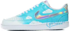 Buy (W) Zapatillas Nike Court Vision 1 Low 'Azul Cielo con Swoosh Arcoíris' CW5596-100(Team10--碧蓝天空)