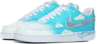 Lookbook (W) Zapatillas Nike Court Vision 1 Low 'Azul Cielo con Swoosh Arcoíris' CW5596-100(Team10--碧蓝天空)