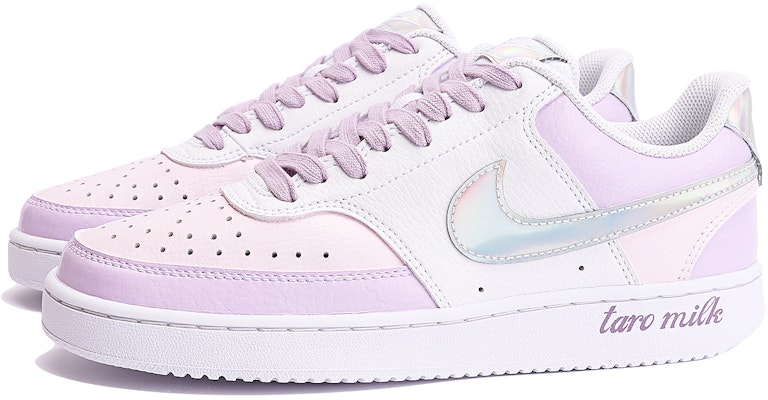 (W) 나이키 커트 비전 로우 '타로 버블티' (커스텀) CW5596-100(TeamThree-香芋啵啵-粉紫) Lookbook (W) 나이키 커트 비전 로우 '타로 버블티' (커스텀) CW5596-100(TeamThree-香芋啵啵-粉紫)