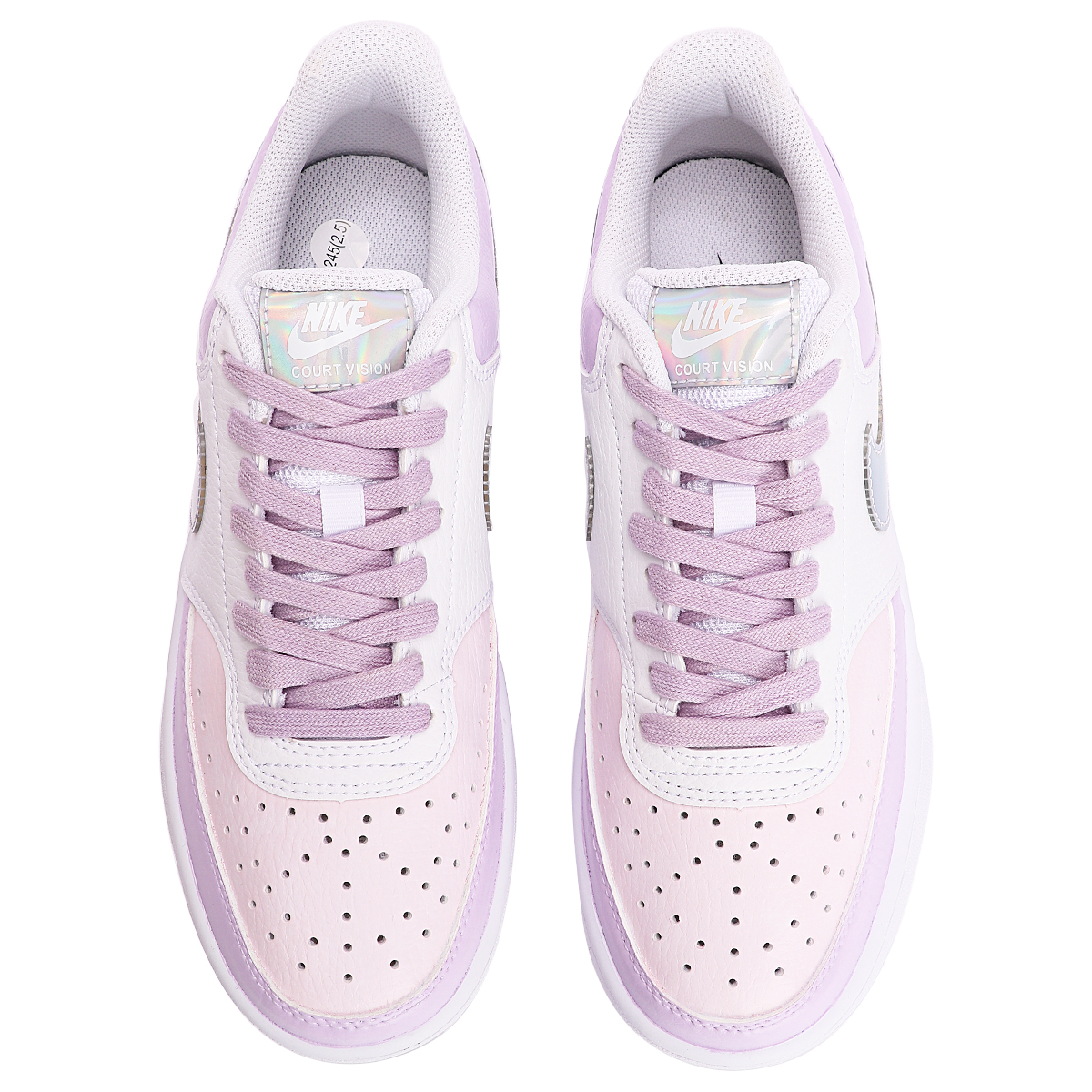 Shop (W) [定制鞋] 耐克Court Vision 1 Low '芋头奶茶' CW5596-100(TeamThree-香芋啵啵-粉紫)