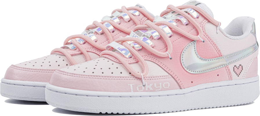 (W) 나이키 커스텀 코트 비전 로우 '도쿄 핑크' (Nike Custom Court Vision Low 'Tokyo Pink') CW5596-100(Team4-女款东京辣妹) Lookbook (W) 나이키 커스텀 코트 비전 로우 '도쿄 핑크' (Nike Custom Court Vision Low 'Tokyo Pink') CW5596-100(Team4-女款东京辣妹)