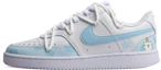 Buy (W) ナイキ コート ビジョン 1 ロー 'ホワイト ブルー ハッピー ドッグ' レディースカスタムシューズ CD5434-100(Team44-Happy小狗)