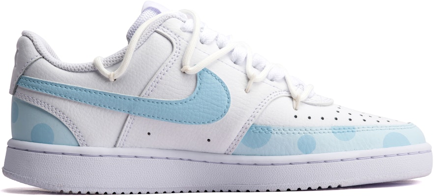 (W) ナイキ コート ビジョン 1 ロー 'ホワイト ブルー ハッピー ドッグ' レディースカスタムシューズ CD5434-100(Team44-Happy小狗) Order (W) ナイキ コート ビジョン 1 ロー 'ホワイト ブルー ハッピー ドッグ' レディースカスタムシューズ CD5434-100(Team44-Happy小狗)
