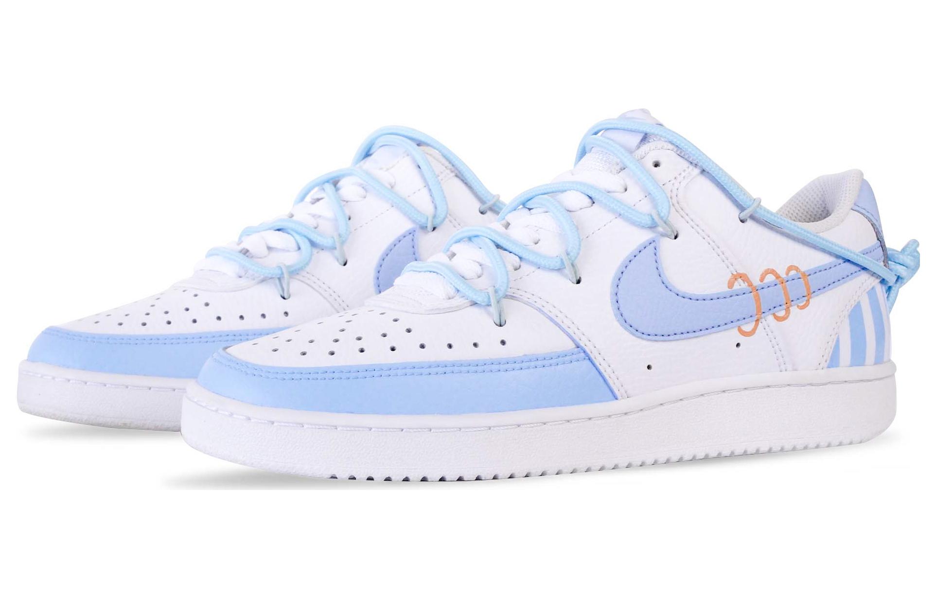 Lookbook (W) Zapatillas Nike Court Vision 1 Low 'Blanco Azul Desconstruido' CD5434-115(Team71-浅蓝色解构)