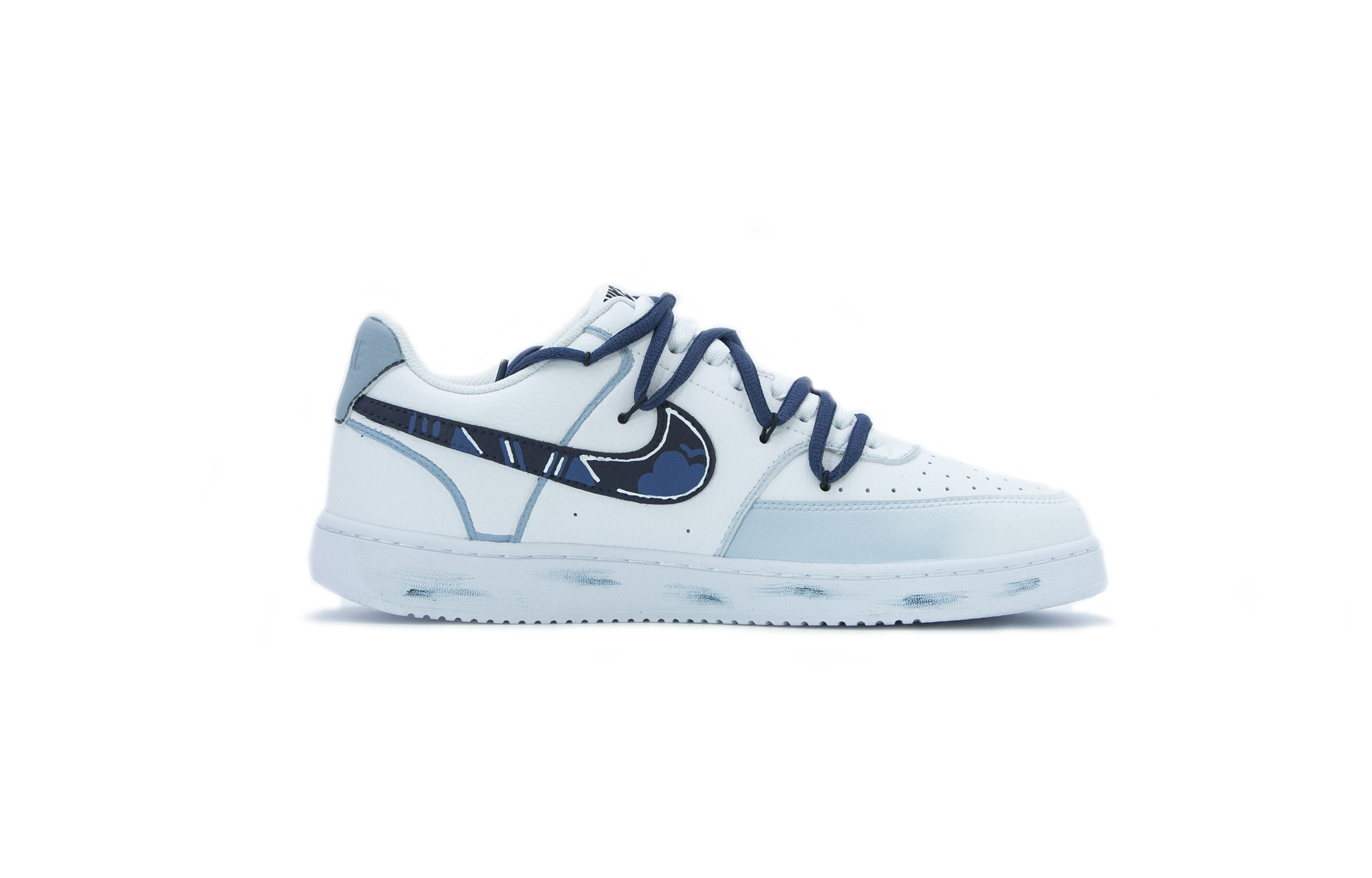 [Custom Shoes] (W) Nike Court Vision 1 Low Next Nature 'Light Point Voyager' 圖 2