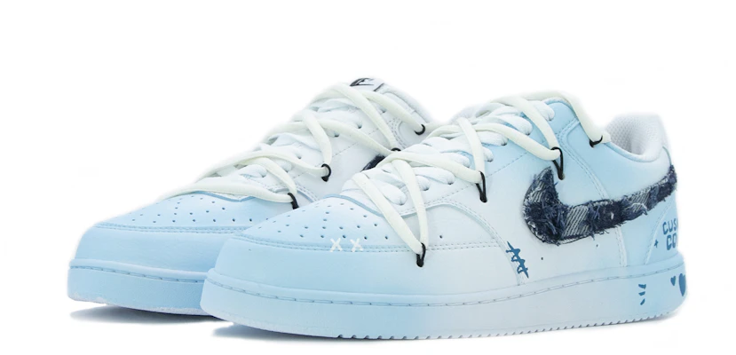 【定製球鞋】 Nike Court Vision 1 Low Next Nature 夢境修補 塗鴉 低筒 板鞋 女款 Lookbook 【定製球鞋】 Nike Court Vision 1 Low Next Nature 夢境修補 塗鴉 低筒 板鞋 女款