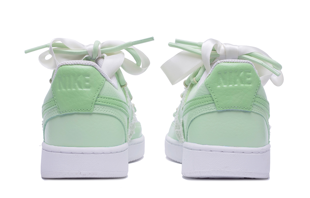 [Custom Shoes] (W) Nike Court Vision 'Pearl Girl Deconstructed Green-White' 圖 5