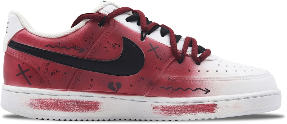 (W) 나이키 커스텀 코트 비전 로우 '브레인 에이지드 레드' DH3158-101-486781 Order (W) 나이키 커스텀 코트 비전 로우 '브레인 에이지드 레드' DH3158-101-486781