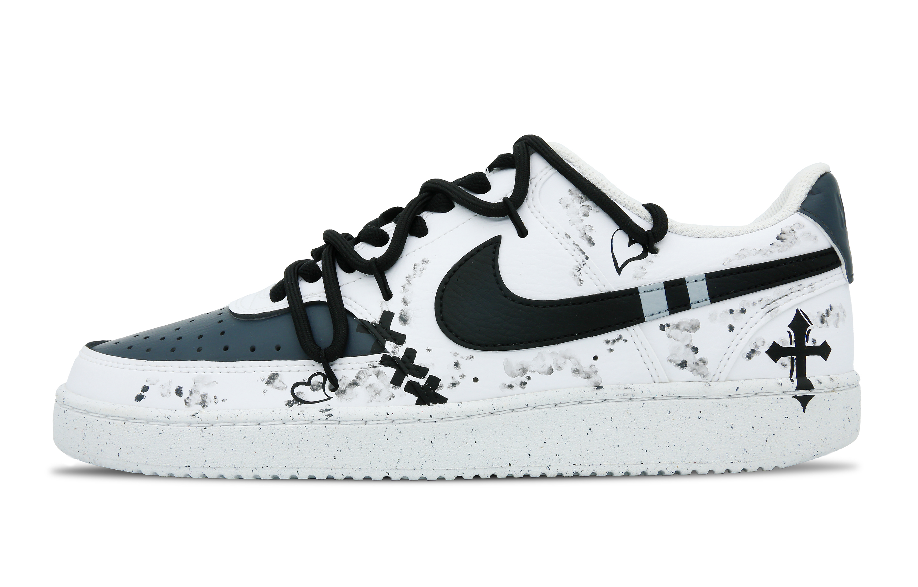 [Custom Shoes] (W) Nike Court Vision Low 'Cross Seal'