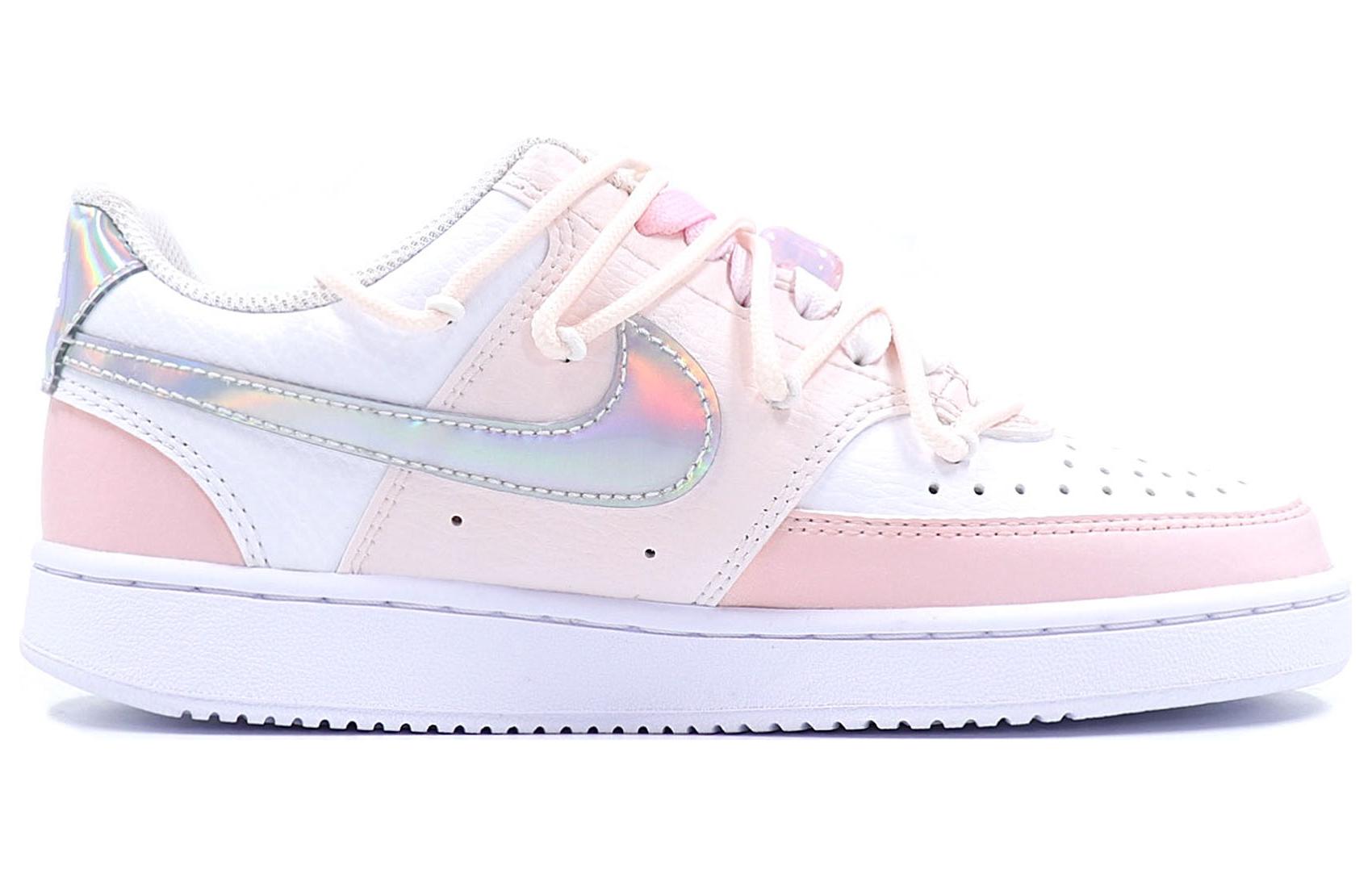 Order (W) [Sepatu Kustom] Nike Court Vision Low 'Cute Bunny Pastel Pink-Putih' CW5596-100(Team25-可爱兔兔Rabbit)