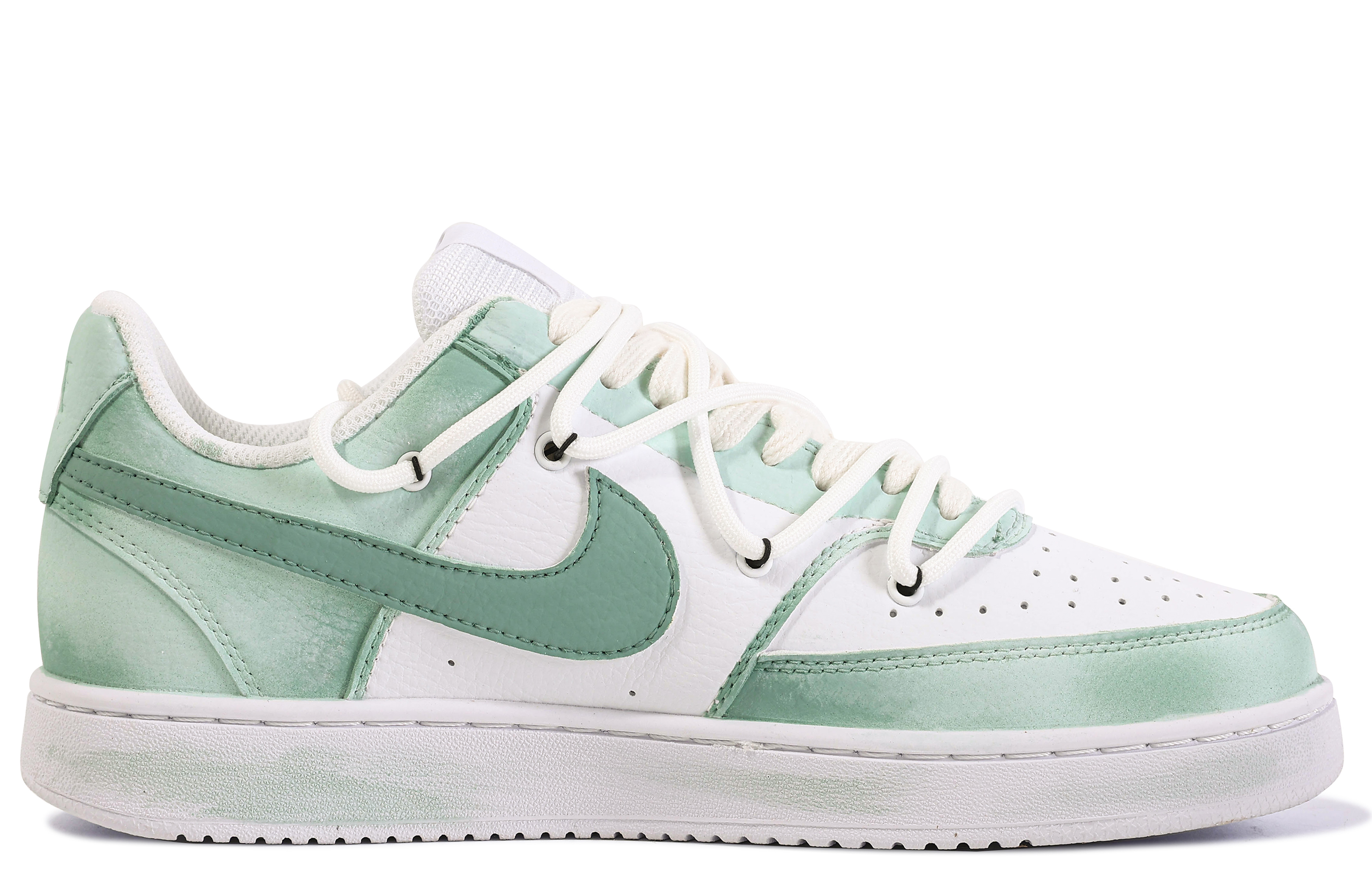 [Custom Shoes] (W) Nike Court Vision Low 'Da Vinci Forest Wonderland Graffiti' 圖 3