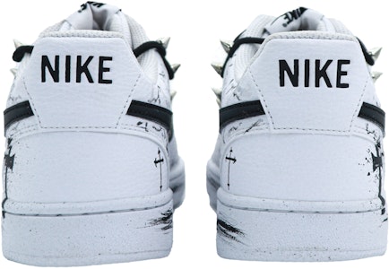 (W) 【定制鞋款】耐克Court Vision Low“哥特十字白” DH3158-101(Team147-女款十字架) Purchase (W) 【定制鞋款】耐克Court Vision Low“哥特十字白” DH3158-101(Team147-女款十字架)