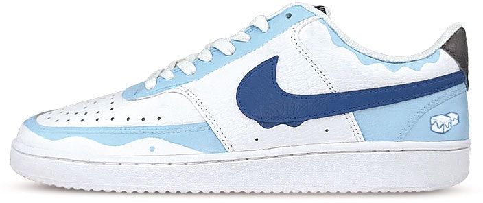 custom-shoes-women-nike-court-vision-low-ice-flow-graffiti-white-blue