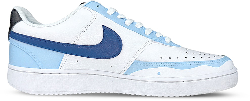 (W) 나이키 커스텀 코트 비전 로우 '아이스 플로우' (80자) CD5434-100(Team47-女C冰块SBOX) Order (W) 나이키 커스텀 코트 비전 로우 '아이스 플로우' (80자) CD5434-100(Team47-女C冰块SBOX)