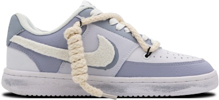 (W) 【定制鞋款】耐克 Court Vision Low '冰蓝甜心' CD5434-111(Team53-女款冰霉甜兔) Lookbook (W) 【定制鞋款】耐克 Court Vision Low '冰蓝甜心' CD5434-111(Team53-女款冰霉甜兔)