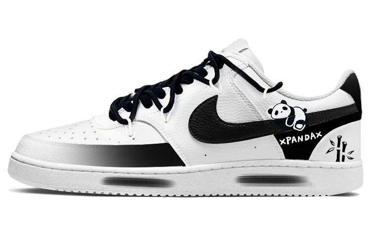 Buy (W) [Sepatu Custom] Nike Court Vision Low 'Ink Panda' CD5434-100(Team47-女款c熊猫S-BOX)