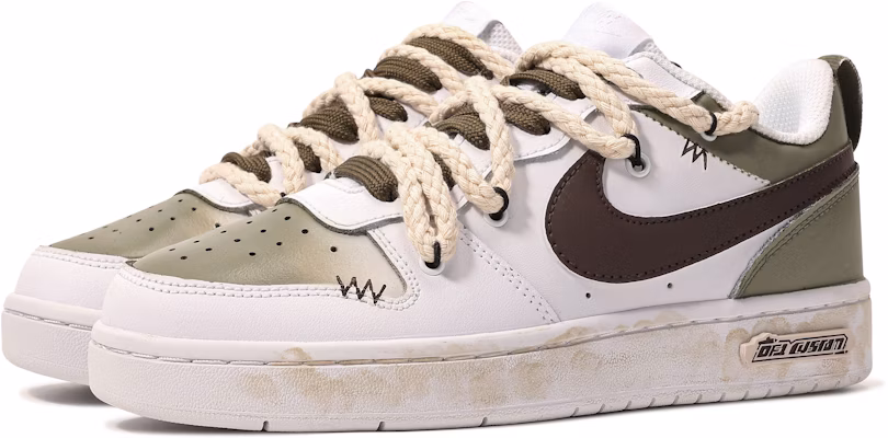 (W) 나이키 커스텀 코트 비전 로우 '정글 크루즈 그래피티' (79 characters) CD5434-100(TeamM-丛林奇航-BOX) Lookbook (W) 나이키 커스텀 코트 비전 로우 '정글 크루즈 그래피티' (79 characters) CD5434-100(TeamM-丛林奇航-BOX)