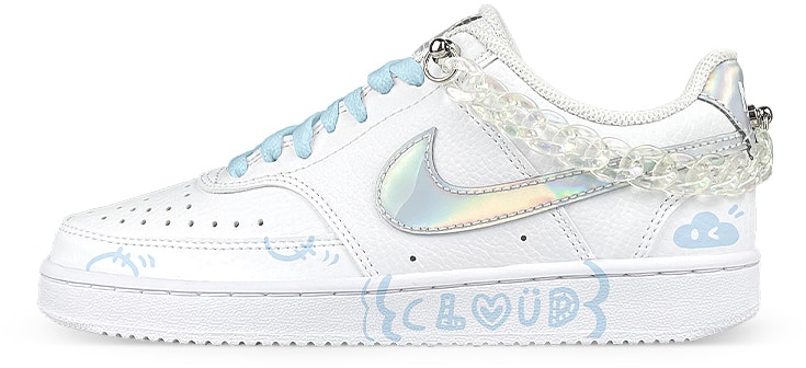 custom-shoes-women-nike-court-vision-low-laser-blue-cloud