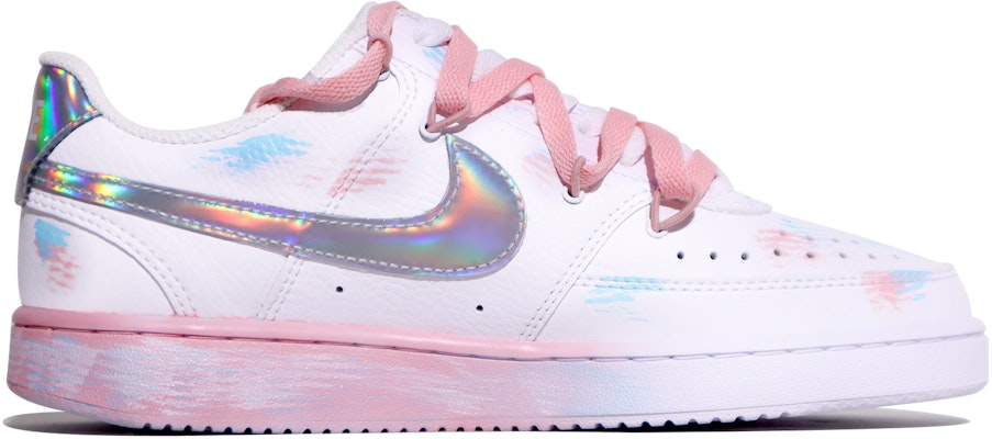 (W) 【定制鞋款】Nike Court Vision Low '激光小狗粉白' CW5596-100(TeamX-镭射小狗女款) Order (W) 【定制鞋款】Nike Court Vision Low '激光小狗粉白' CW5596-100(TeamX-镭射小狗女款)