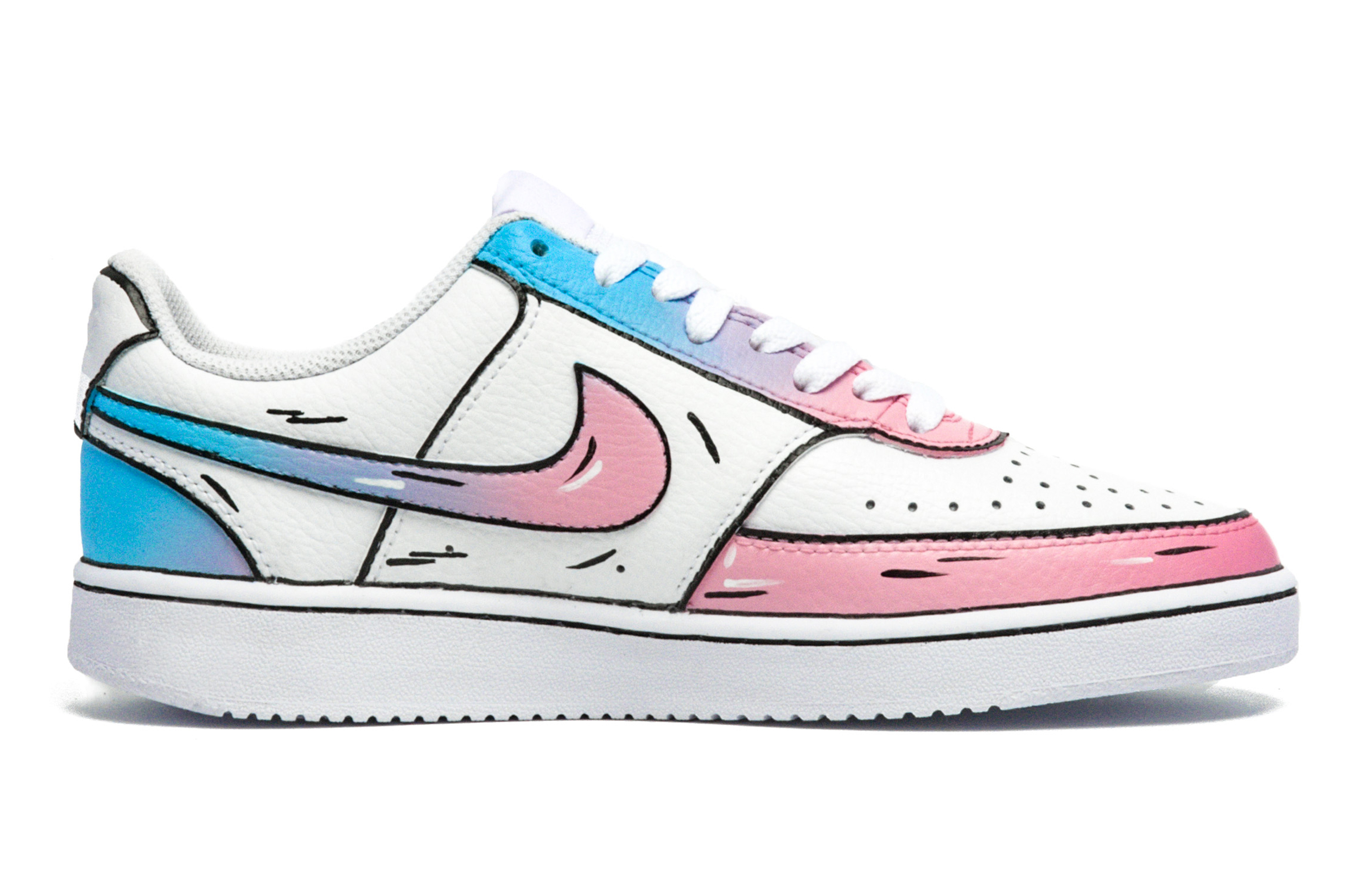 [Custom Shoes] (W) Nike Court Vision Low 'Parallel Universe Anime Graffiti' 圖 2