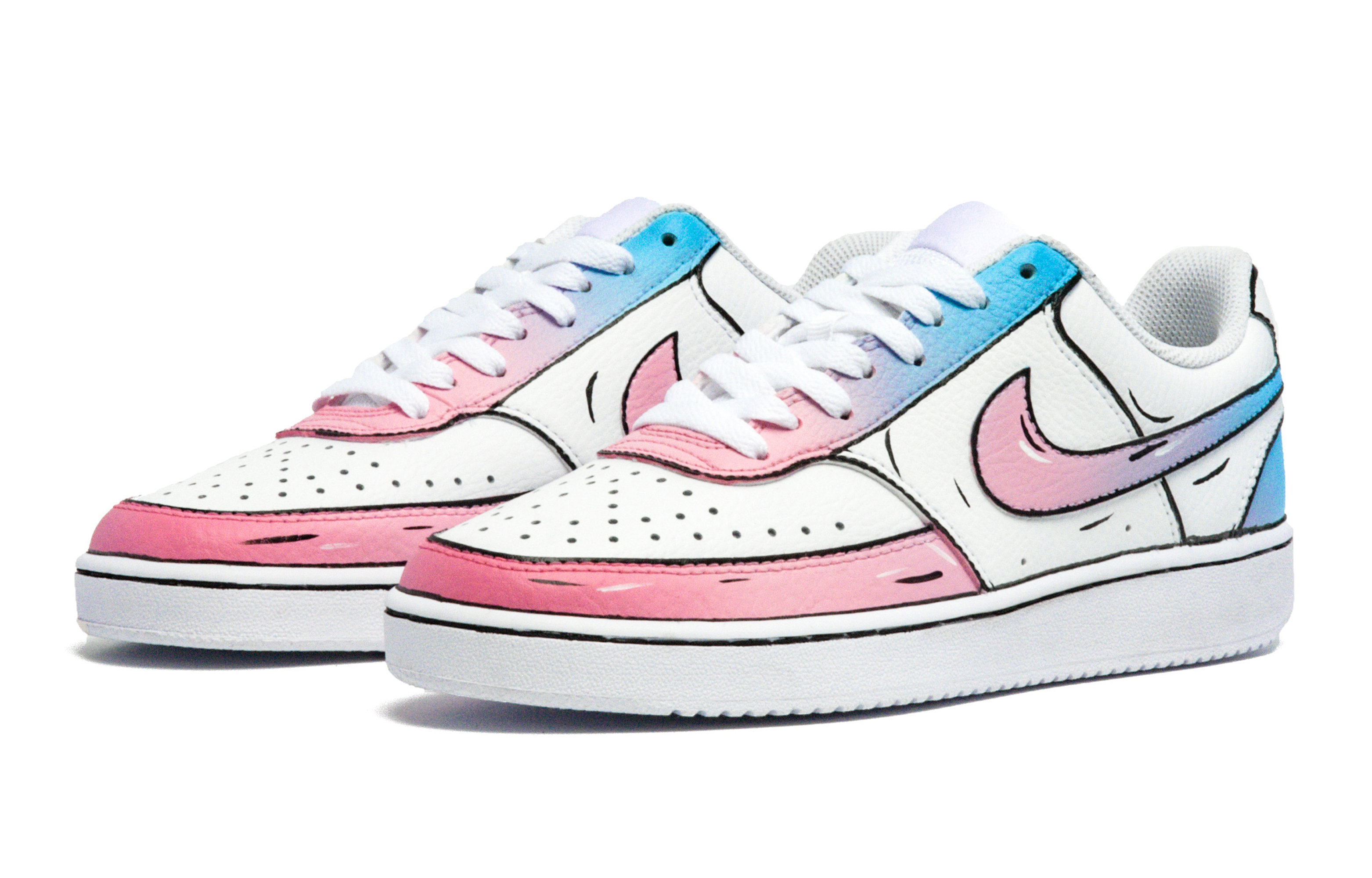 [Custom Shoes] (W) Nike Court Vision Low 'Parallel Universe Anime Graffiti' 圖 3