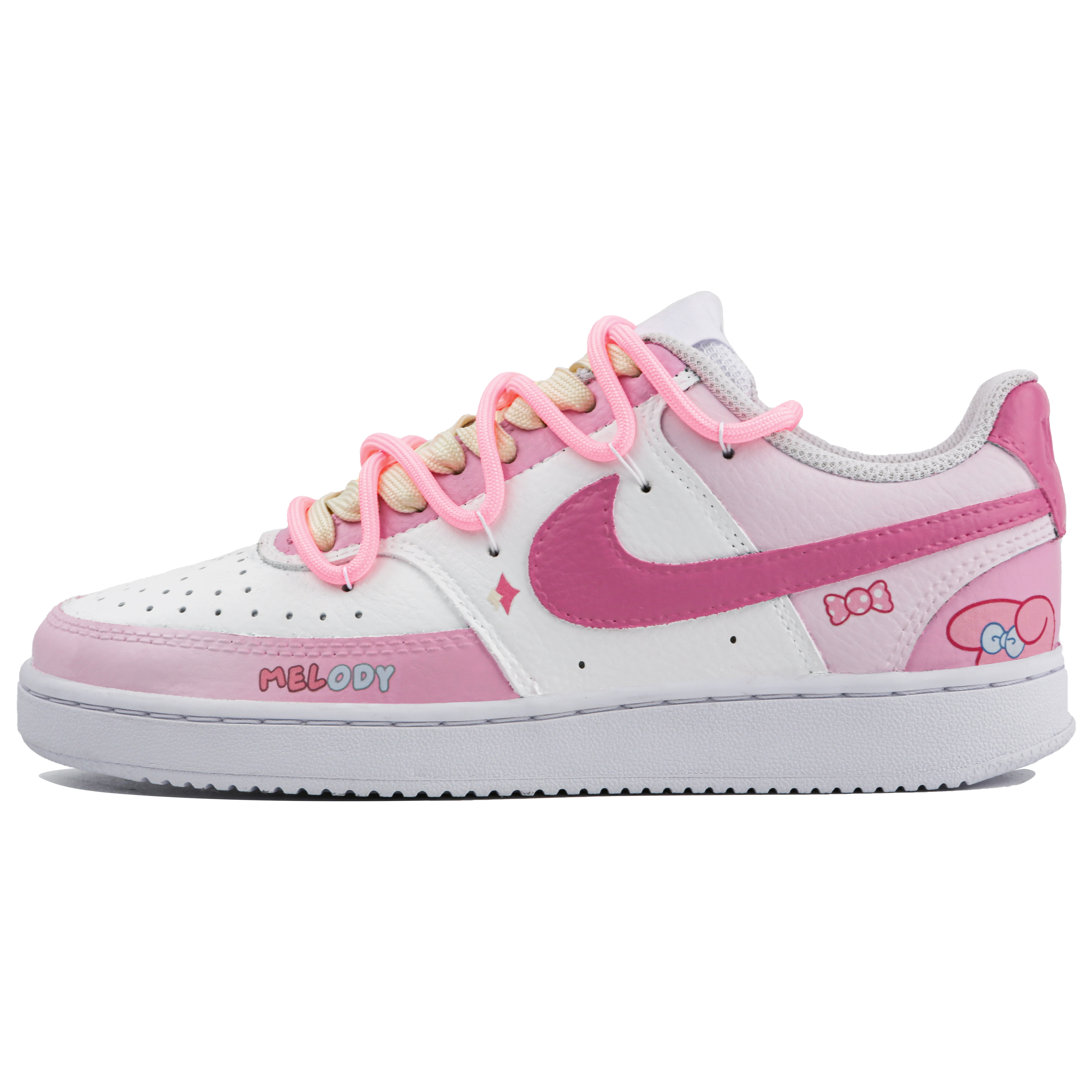 [Custom Shoes] (W) Nike Court Vision Low 'Pink Melody Gradient'