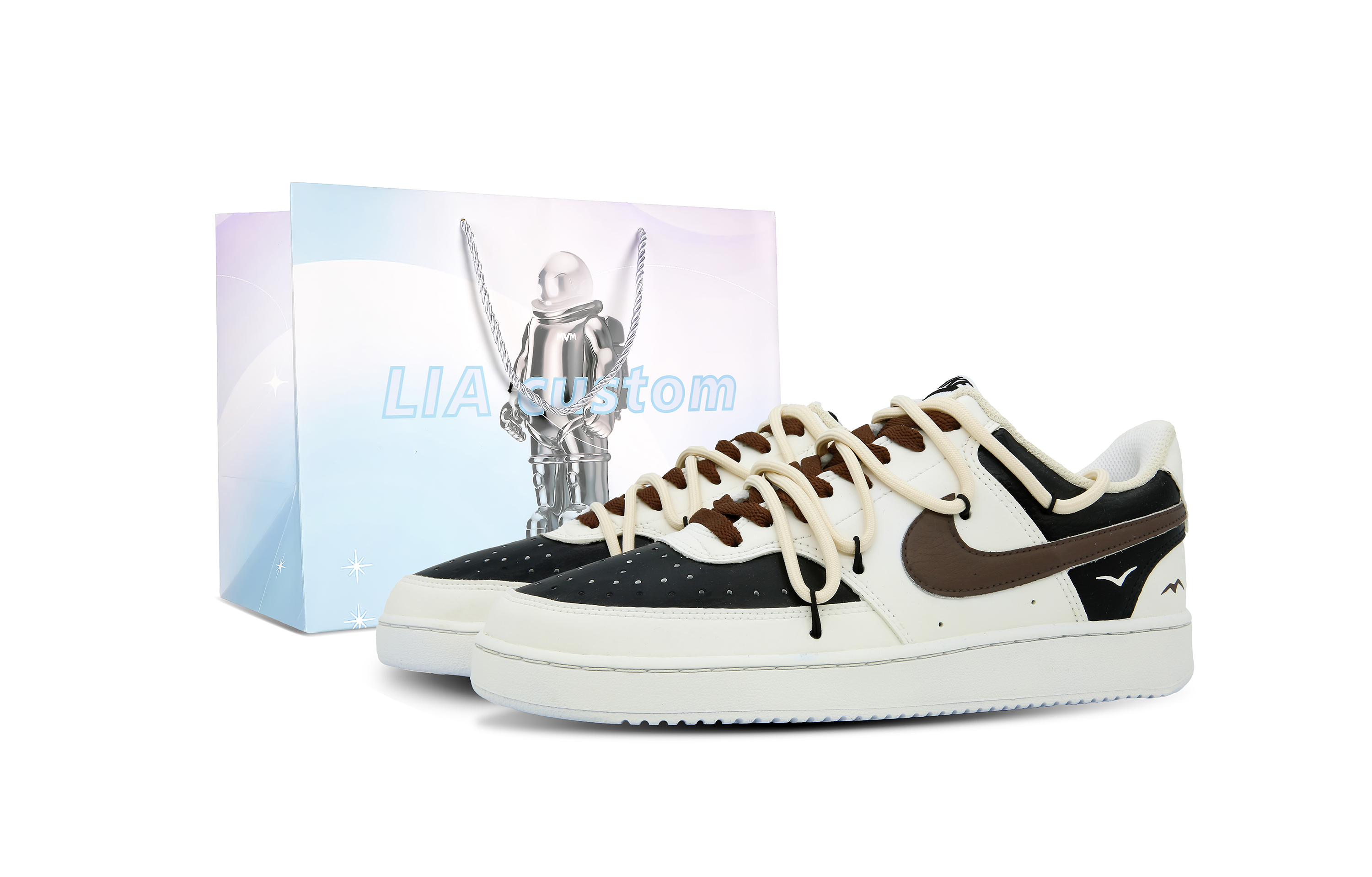 [Custom Shoes] (W) Nike Court Vision Low 'Soaring Star Planet'